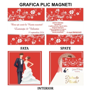 Magnet cu Plic Poveste Iubire