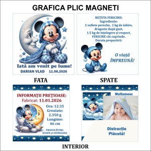 Marturie Magnet cu Plic Poveste 3