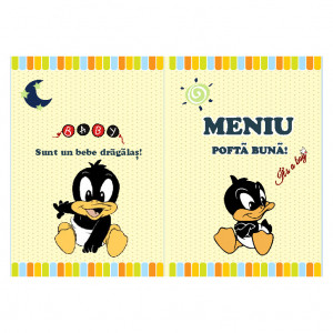 Meniu Botez Simplu Duffy Duck - Img 2