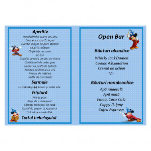 Meniu Botez Simplu Mickey Mouse 4 - Img 2