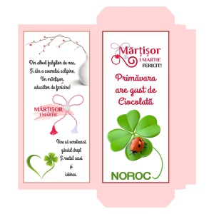 1 Martie - Cutie Ciocolata Martisor Mod 41