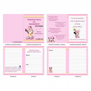 Caiet Amintiri Botez Minnie Mouse 1 - Img 3
