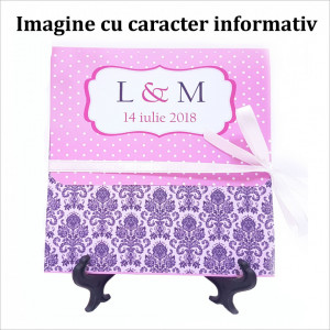 Invitatie 2 in 1 Nunta-Botez Floral 1 - Img 3