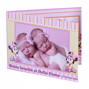 Invitatie Gemeni Dubla 2-Minnie Var 1