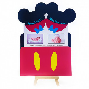 Invitatie Gemeni PRO 2 Mickey Var 2