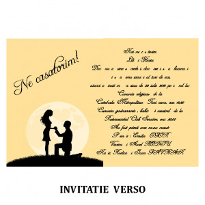 Invitatie Nunta Carte Postala INCP31 - Img 2
