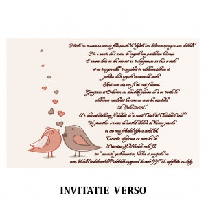 Invitatie Nunta Carte Postala INCP35 - Img 2