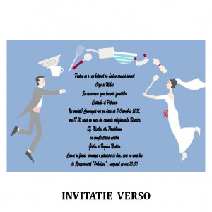 Invitatie Nunta Carte Postala INCP49 - Img 2