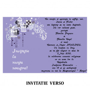 Invitatie Nunta Carte Postala INCP53 - Img 2