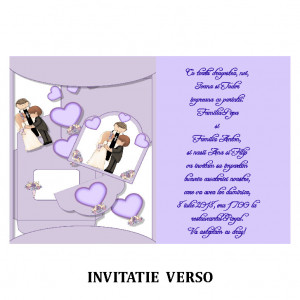Invitatie Nunta Carte Postala INCP9 - Img 2