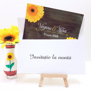 Invitatie Nunta PRO Floarea Soarelui - Img 4