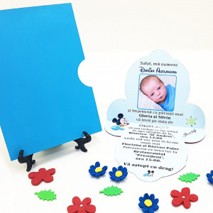 Invitatii Botez Contur Mickey Mouse 2 - Img 3