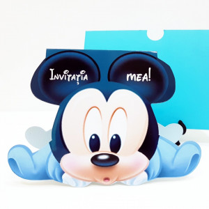 Invitatii Botez Contur Mickey Mouse 4 - Img 3