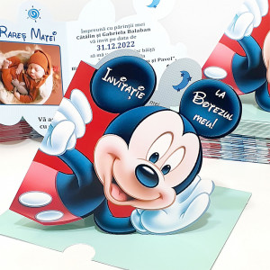 Invitatii Botez Contur Mickey Mouse 7 - Img 4