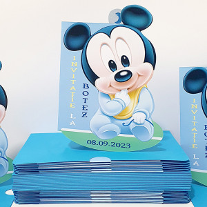 Invitatii Botez Contur Mickey Mouse 8 - Img 6