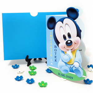 Invitatii Botez Contur Mickey Mouse 8 - Img 4