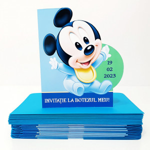 Invitatii Botez Contur Mickey Mouse 9 - Img 8