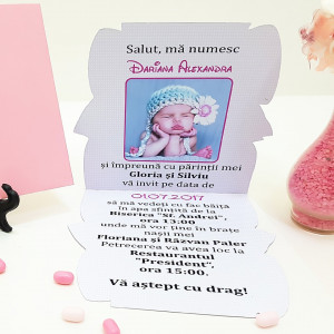 Invitatii Botez Contur Pisicile Aristocrate 2 - Img 5