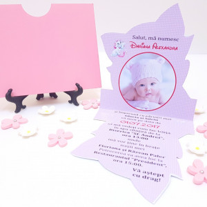 Invitatii Botez Contur Pisicile Aristocrate 4 - Img 5