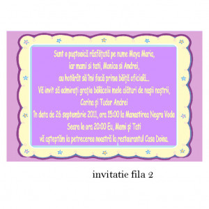Invitatii Botez Cu Capsa Disney 4 - Img 2