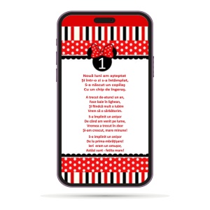 Invitatii Electronice Mot - Minnie Mouse - Img 2