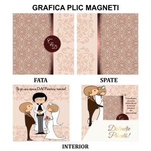 Magnet cu Plic Poveste Elegant