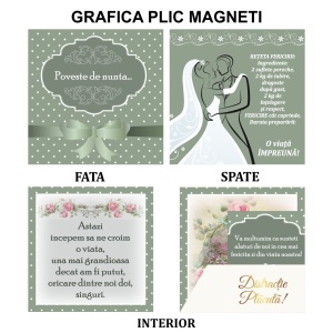 Magnet cu Plic Poveste Fundita