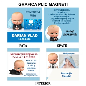 Marturie Magnet cu Plic Poveste 11
