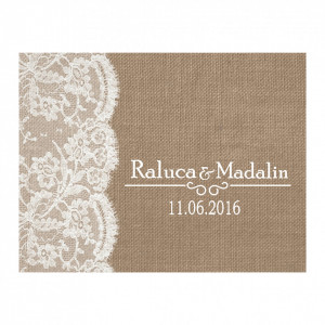 Marturie Nunta Magnet Rustic - Img 2