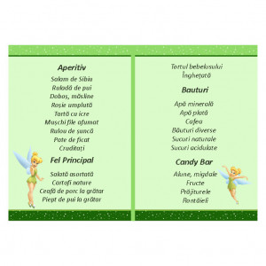 Meniu Botez Simplu Fetite Tinkerbell 3 - Img 3