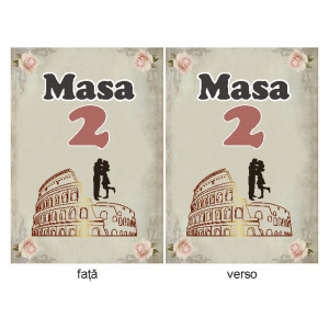 Nr de masa Nunta NRMN63 - Img 2