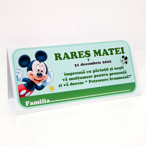 Plic Botez Mickey Mouse 4