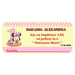 Plic Mot Minnie Mouse 1