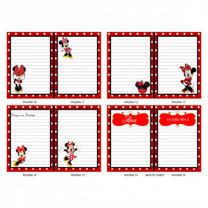 Caiet Amintiri Botez Minnie Mouse 2 - Img 7