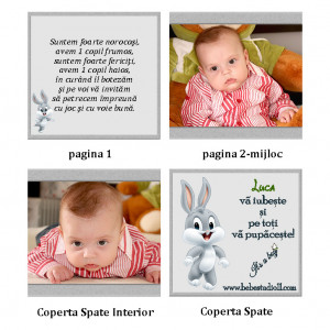 Invitatie Botez Carticica Bugs Bunny - Img 2