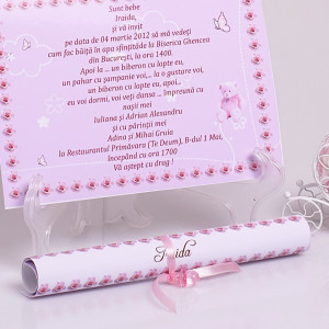Invitatie Botez Papirus Ursulet - Img 3
