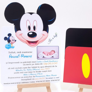 Invitatie Botez PRO Mickey Mouse 1 - Img 4