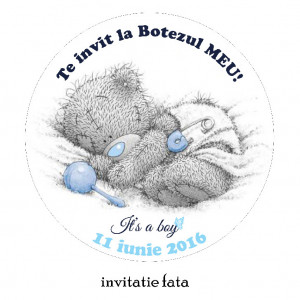 Invitatie Botez Rotunda Me to You