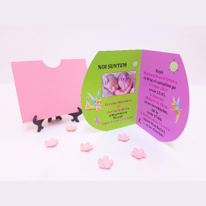 Invitatie Gemeni Contur Tinkerbell - Img 2