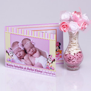 Invitatie Gemeni Dubla 2-Minnie Var 1 - Img 2