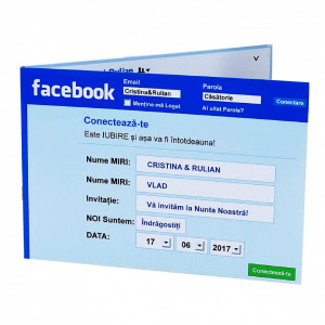 Invitatie Nunta Facebook Like - Img 2