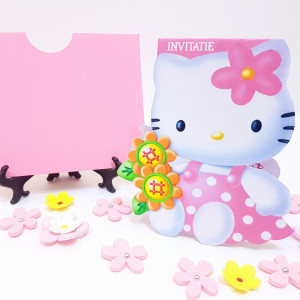 InvitatiI Botez Contur Hello Kitty 2 - Img 3