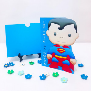 Invitatii Botez Contur Superman 5 - Img 3