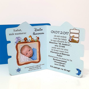 Invitatii Botez Contur ZOO - Img 2