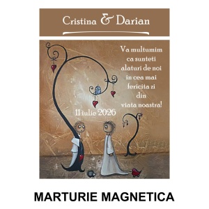 Magnet cu Plic Poveste Gothic - Img 2