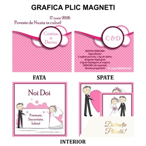 Magnet cu Plic Poveste In culori