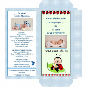 Marturii Botez Cutie de Ciocolata Buburuza 3
