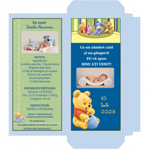 Marturii Botez Cutie de Ciocolata Winnie The Pooh 6