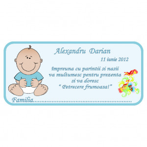 Plic Botez Bebe 9