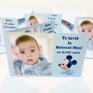 Invitatie Botez Dubla Mickey Mouse 3 - Img 7